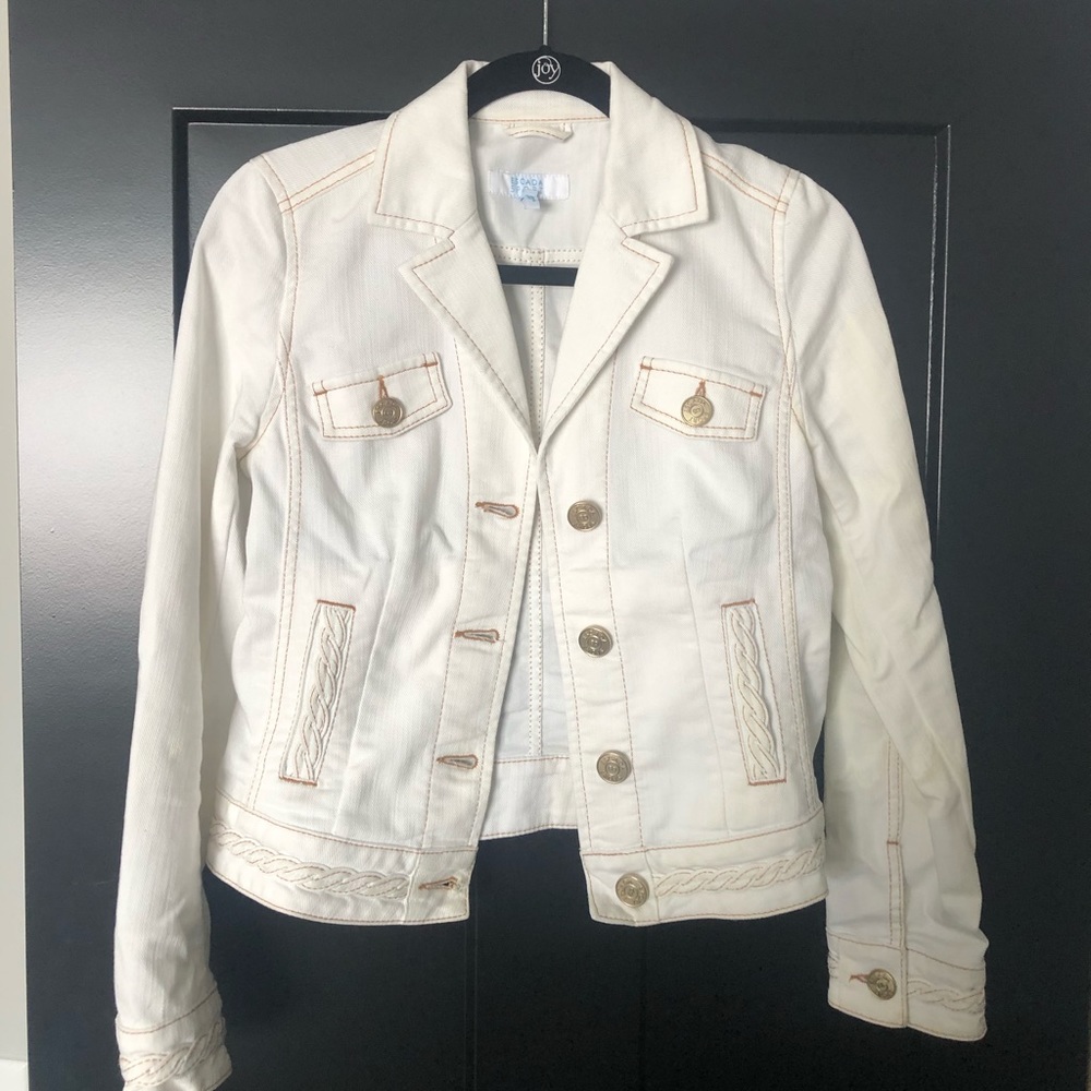White Jean Jacket